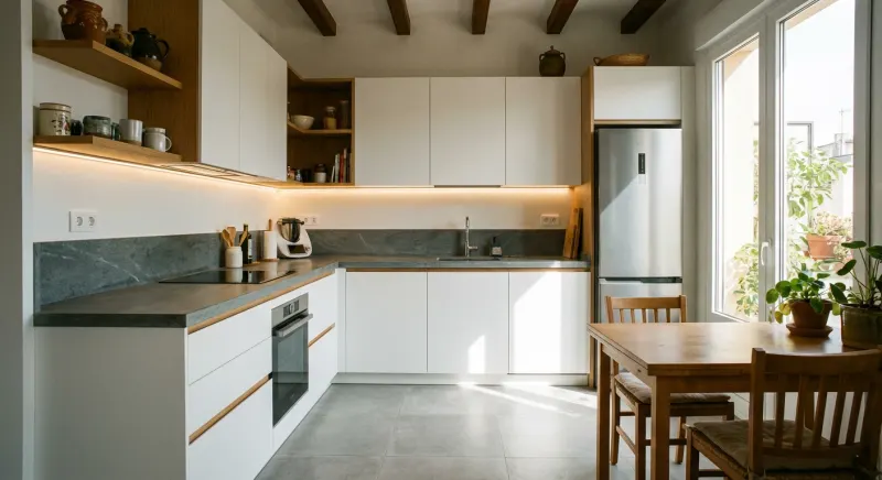 Reforma de cocina moderna en Granollers