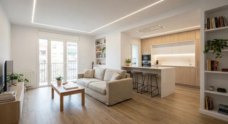 Reforma integral de salón en Granollers